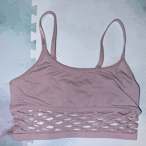 PINK Victoria's Secret Other - Victoria’s Secret Sports Bra w/ Mesh on Bottom (Lilac)